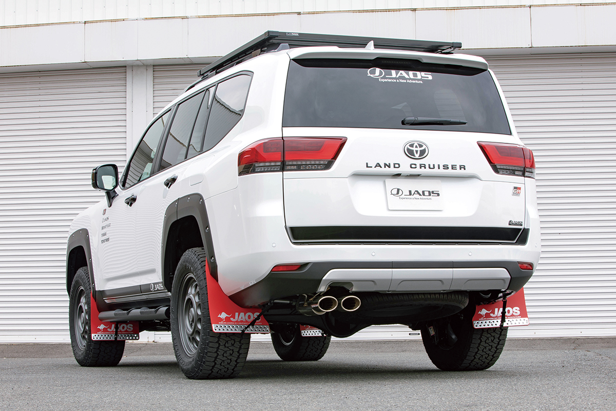 JAOS マッドガードⅢ リヤセット レッド ランドクルーザー 300系 VX