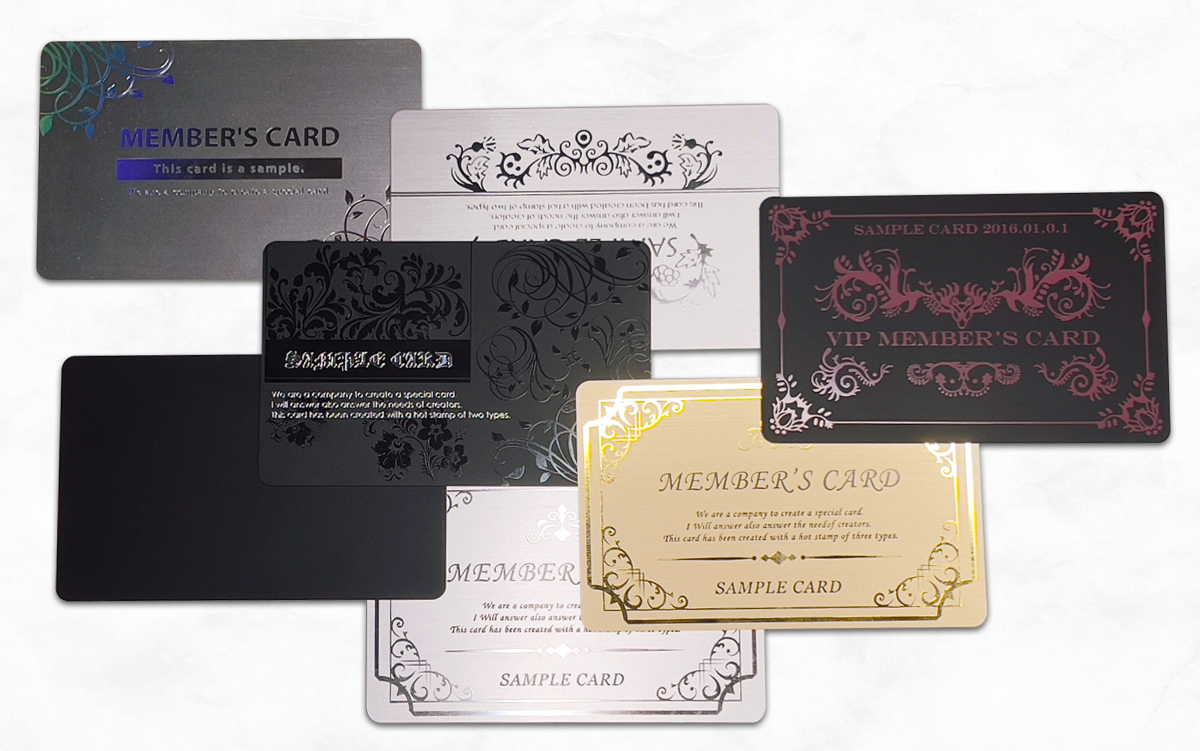 VIPカードの決定版】高級感の演出におすすめ！！マットブラック（黒板