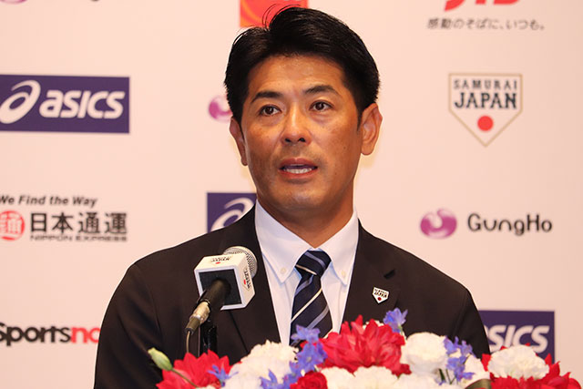 トップチームの稲葉篤紀監督が退任会見 感謝の涙と笑顔で4年間を