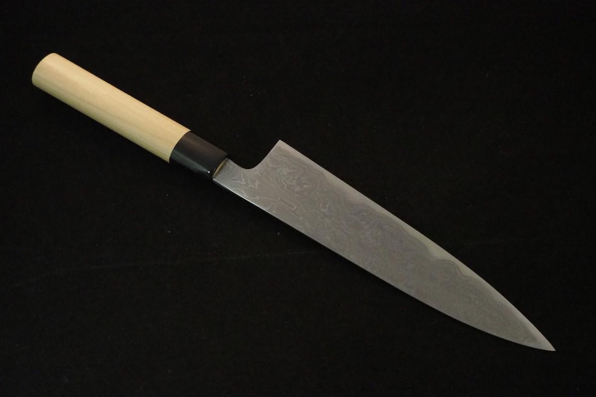 飯塚重房作 鍛地 和牛刀7寸・両刃 | 日本刃物総本店
