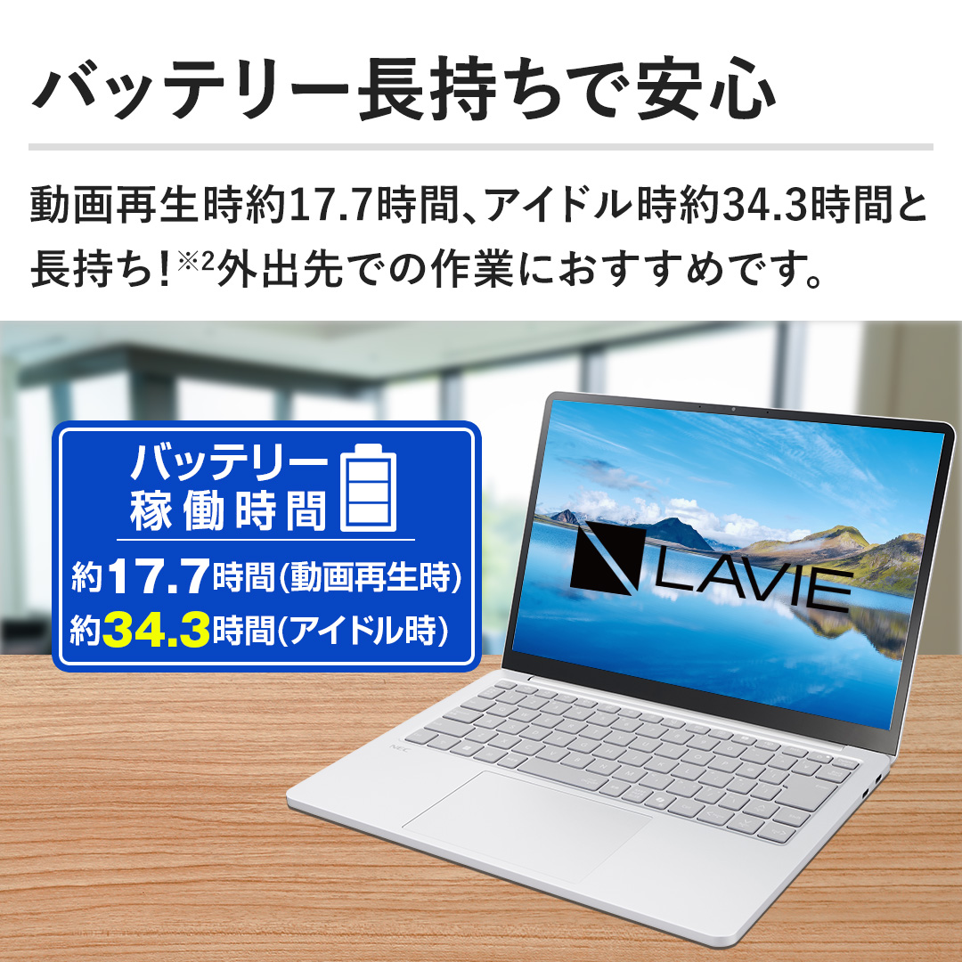 NEC ノートパソコン ノートパソコン LAVIE SOL S1365／LAS