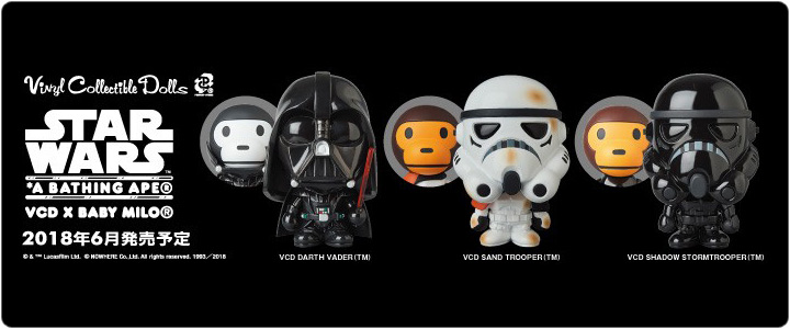 A BATHING APE × STAR WARS VCD BABY MILO | ジャパン スター