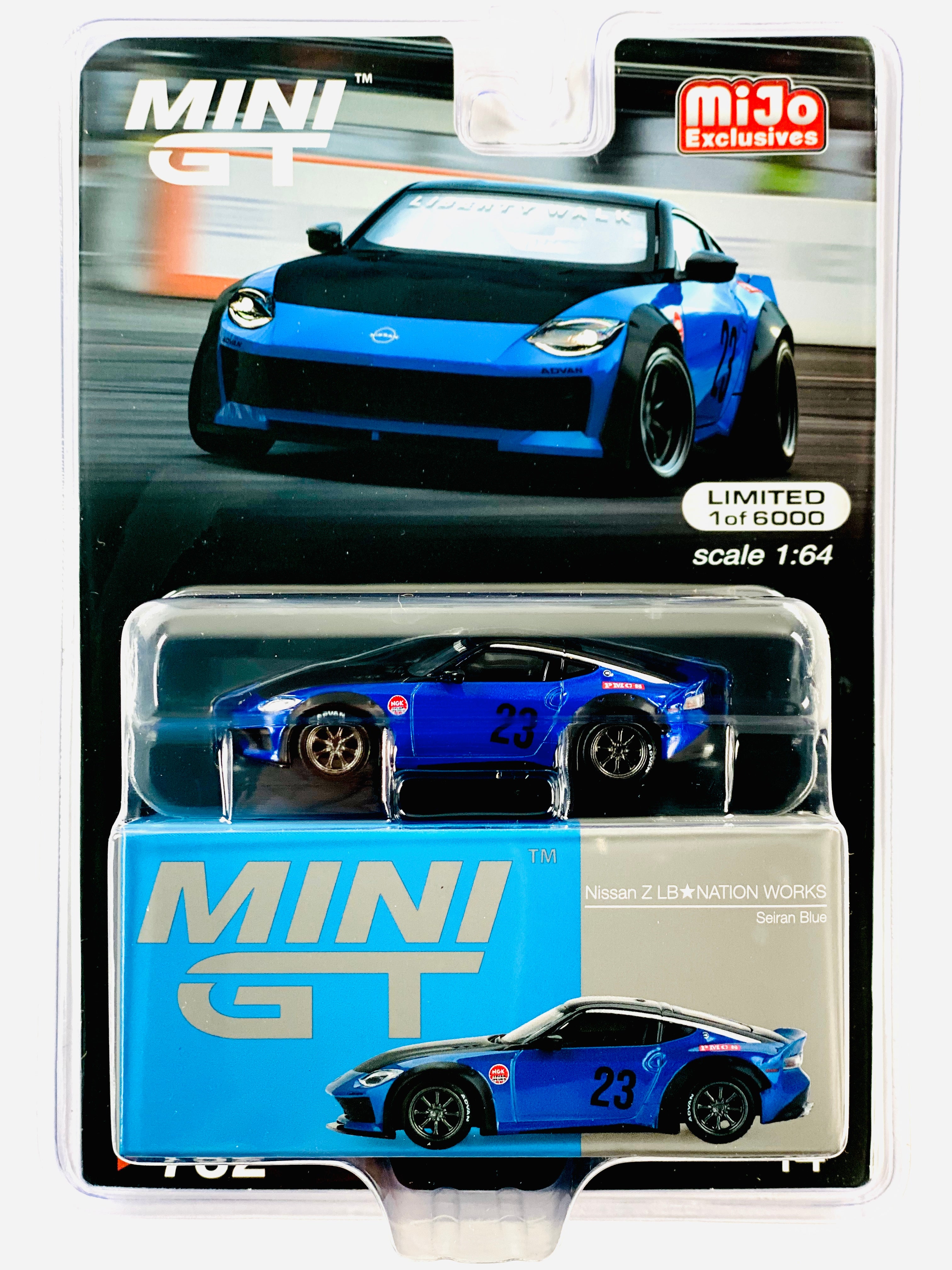 Mini GT Mijo Exclusive Nissan Z LB-NATION WORKS Serian Blue #732