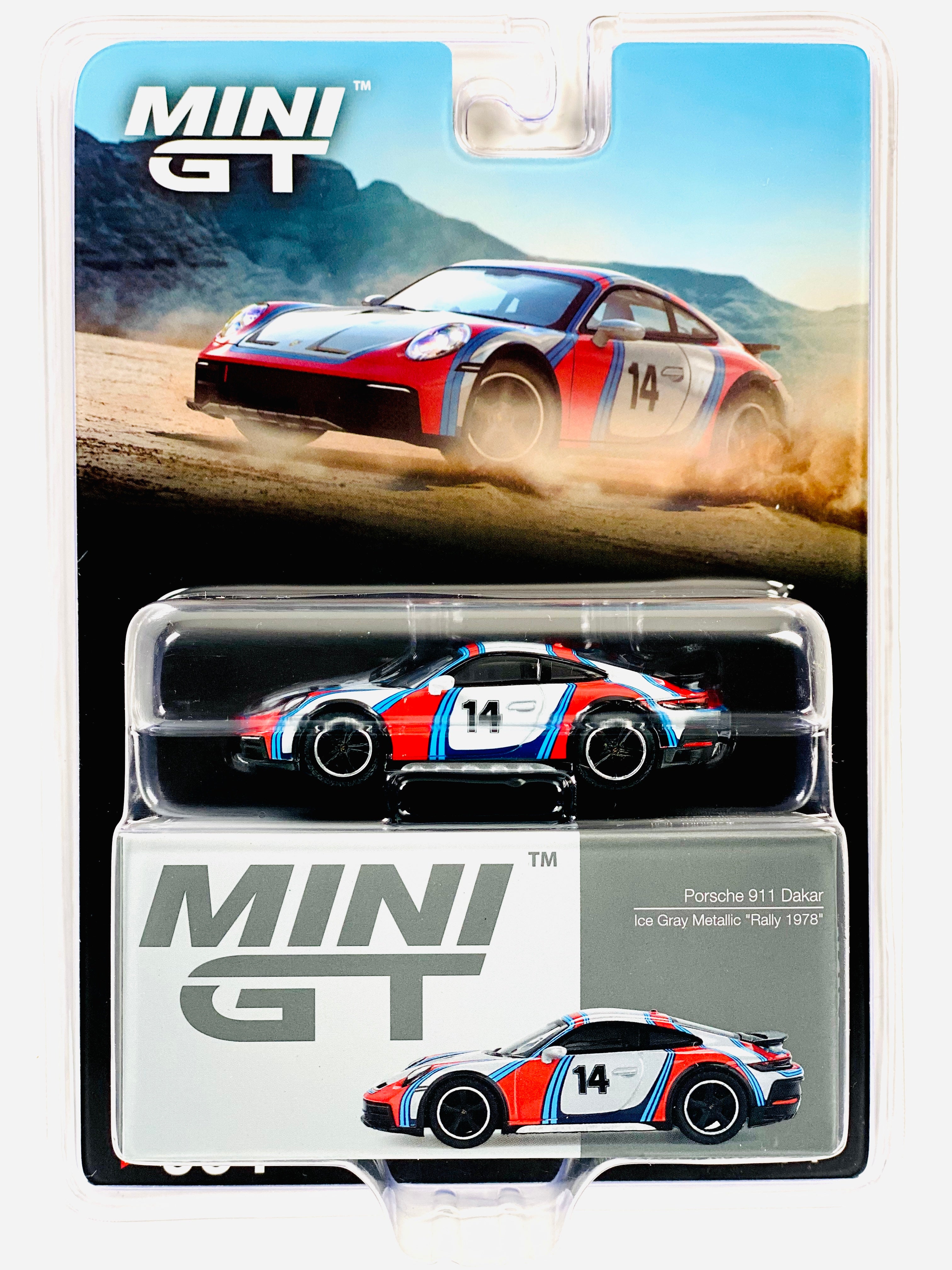 Mini GT Mijo Exclusive Porsche 911 Dakar “Rally 1978” Ice Grey