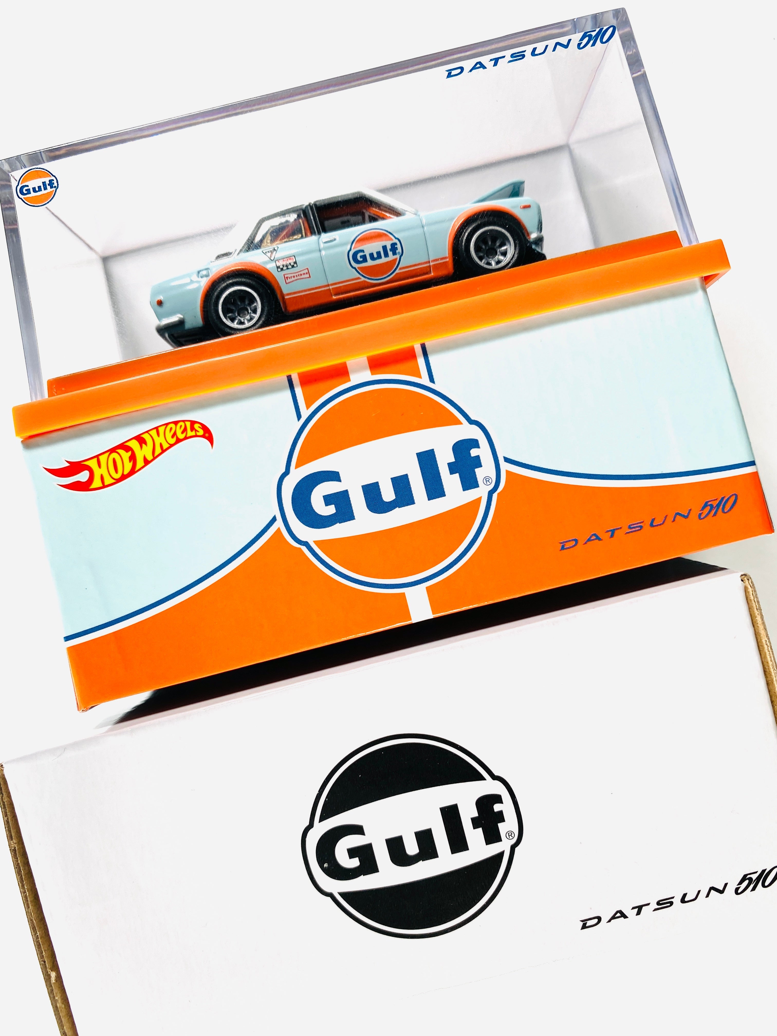 Hot Wheels 2022 RLC Gulf Datsun 510 - Opened Box – Jcardiecast