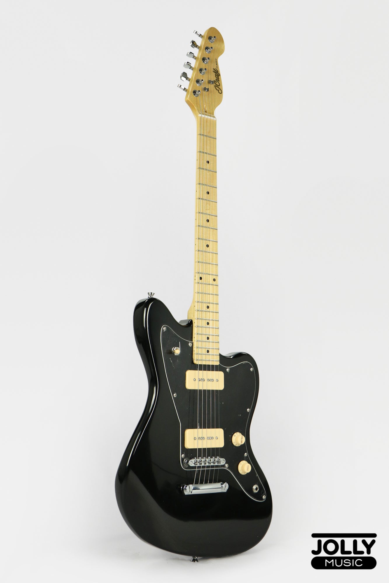 JCraft JZ-1 Offset Electric Guitar - Black – JCraft Guitars