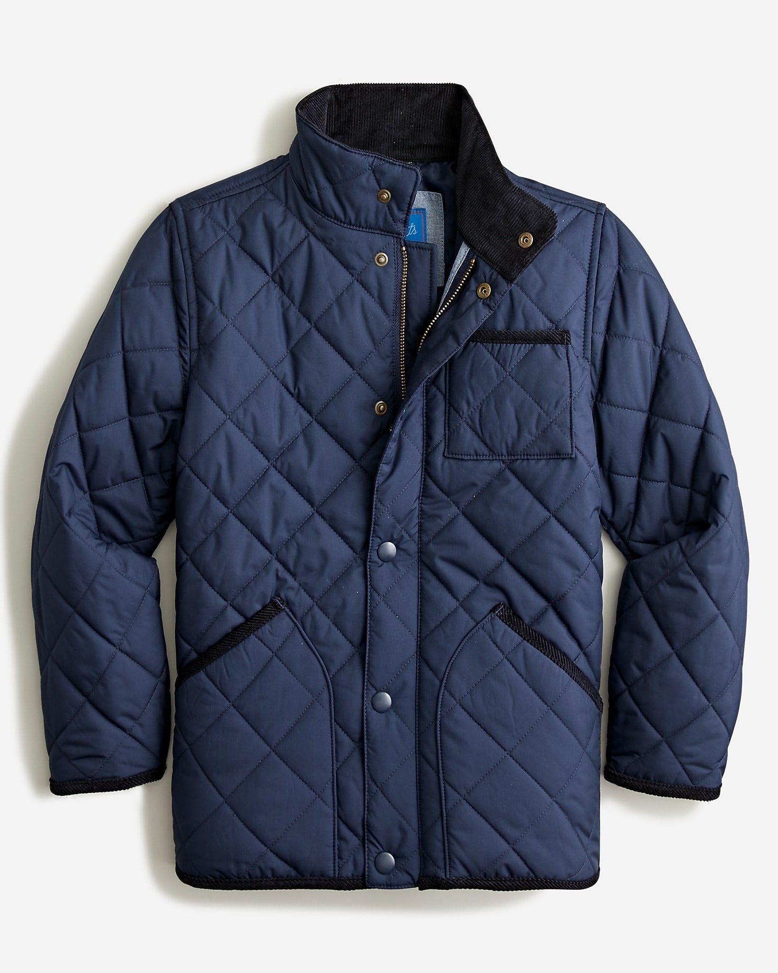 Kids' Quilted Field Jacket In Recycled Polyester For Boys | J.Crew