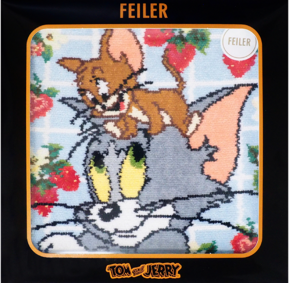 FEILER」と「トムとジェリー」のコラボレーションハンカチが登場