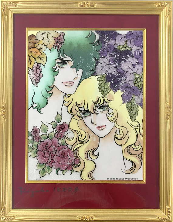 ジュエリー絵画『ベルサイユのばら』オスカル＆アンドレ1