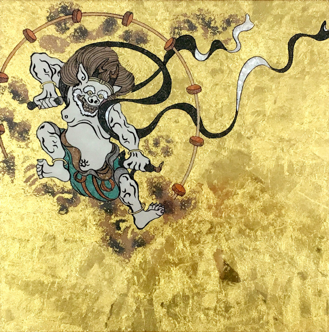 ジュエリー絵画 俵屋宗達『雷神』