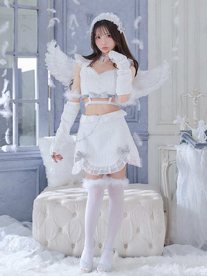 即日発送】【ハロウィン】シュガーホワイトエンジェル【Malymoon