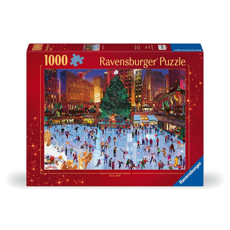 RAV-004202 イラスト ロックフェラーセンターのクリスマス 1000ピース