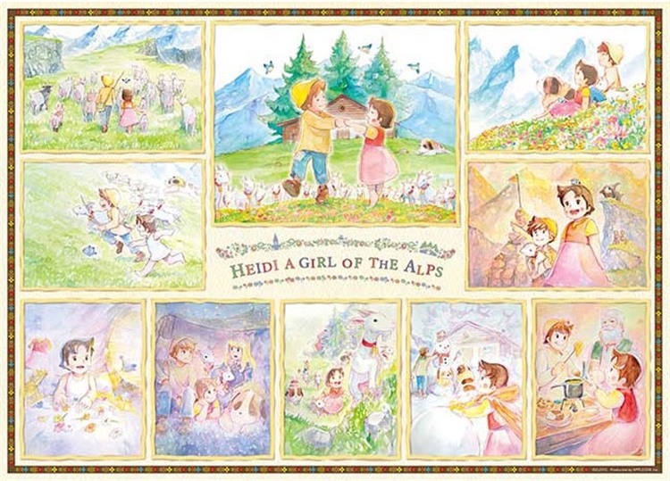 APP-500-335 アルプスの少女ハイジ アルムの思い出 500ピース アップル