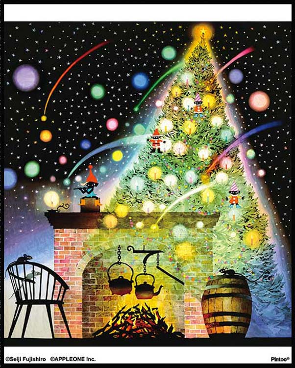 APP-5080-309 藤城清治 クリスマスツリーの夢 80ピース アップルワン
