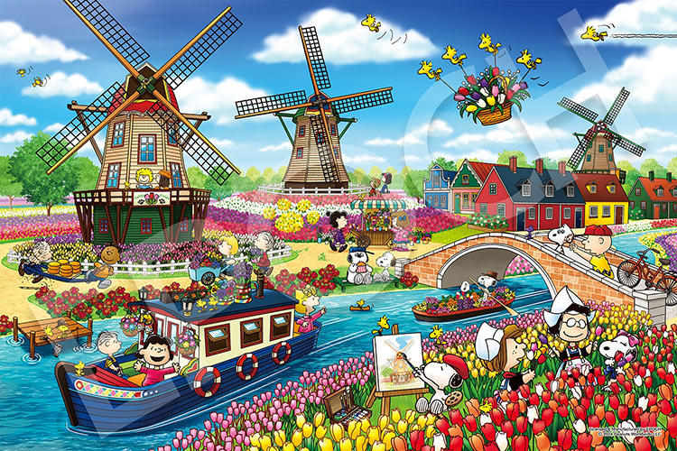 EPO-12-623s スヌーピー スヌーピー チューリップフィールド 1000