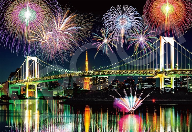 EPO-28-048s 風景 お台場幻想花火－東京 300ピース エポック社 の商品