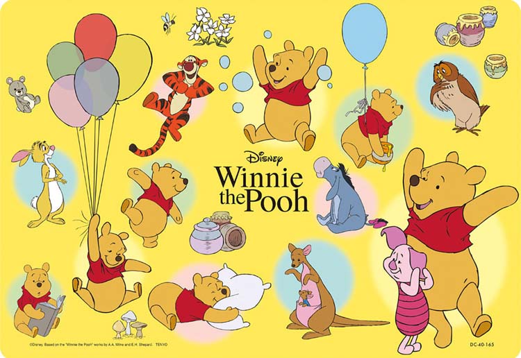 TEN-DC40-165 ディズニー あれこれいろいろ（くまのプーさん） 40