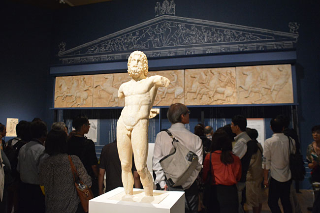 ポセイドン像。紀元前2世…：特別展「古代ギリシャ 時空を超えた旅