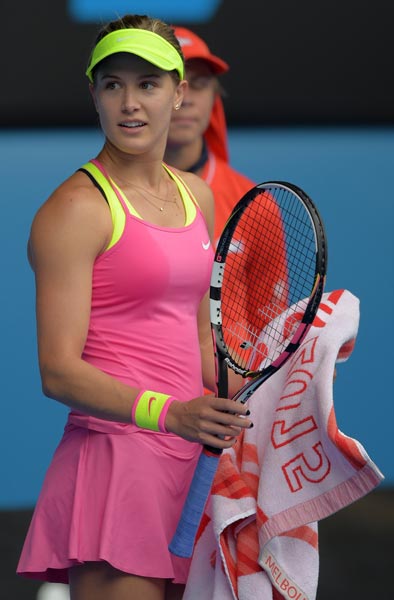 テニスの全豪オープン・女子シ…：女子テニス ユージニー・ブシャール