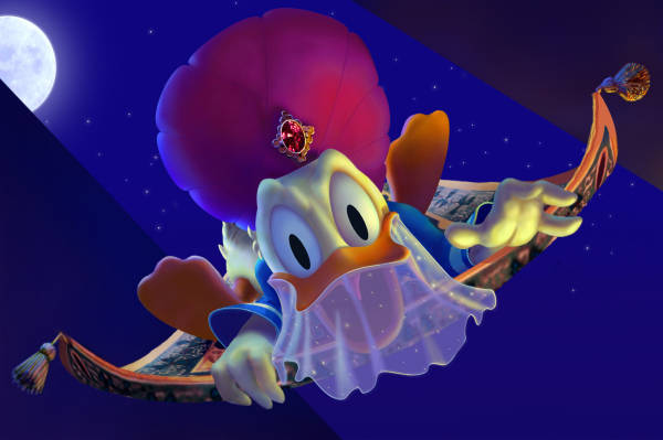 アラジン」の世界に紛れ…：3D劇場 ミッキーのフィルハーマジック