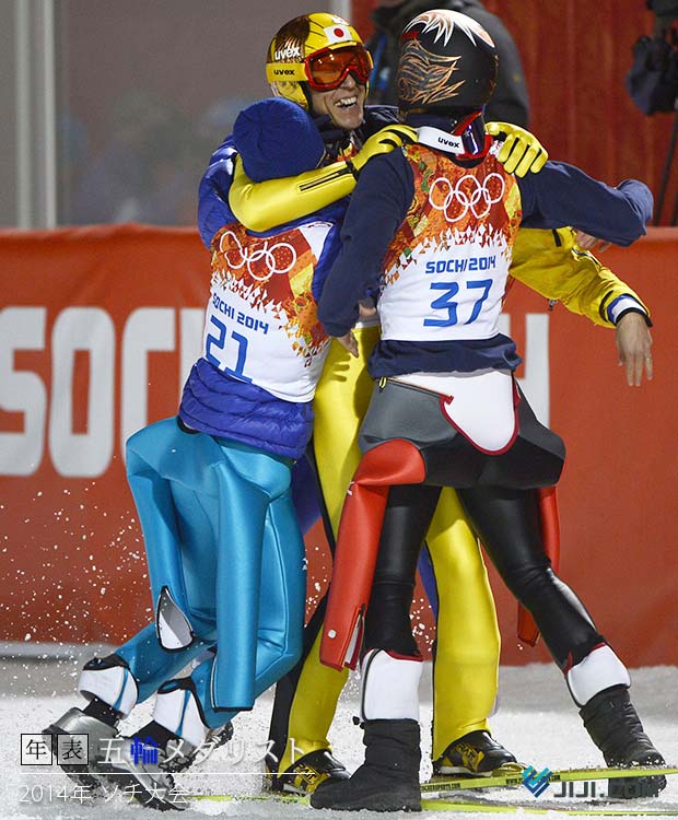 年表] 2014年ソチ五輪日本人メダリスト：時事ドットコム