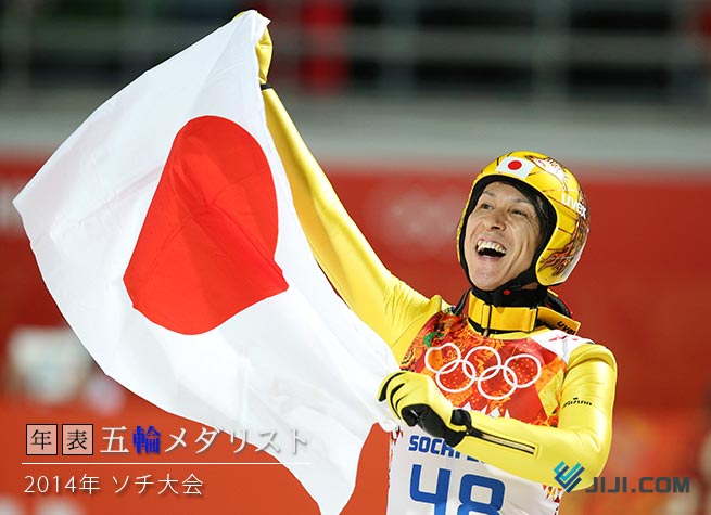 年表] 2014年ソチ五輪日本人メダリスト：時事ドットコム