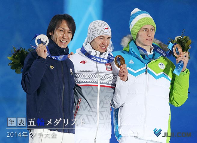 年表] 2014年ソチ五輪日本人メダリスト：時事ドットコム