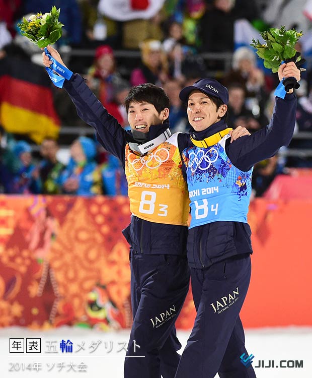 年表] 2014年ソチ五輪日本人メダリスト：時事ドットコム