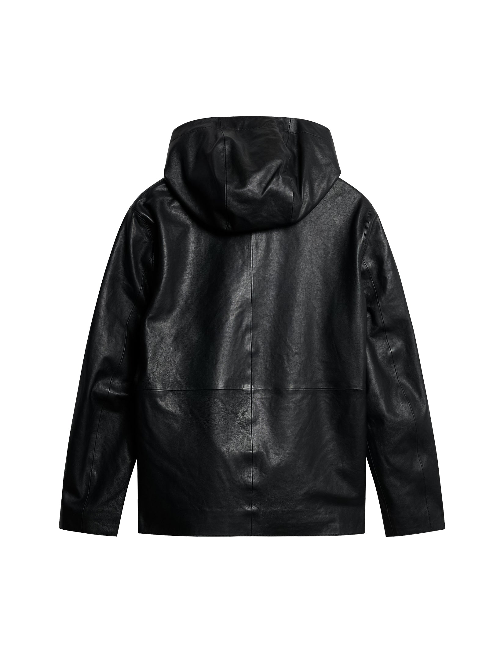 Hadley Leather Hoody Jacket / Black – J.Lindeberg