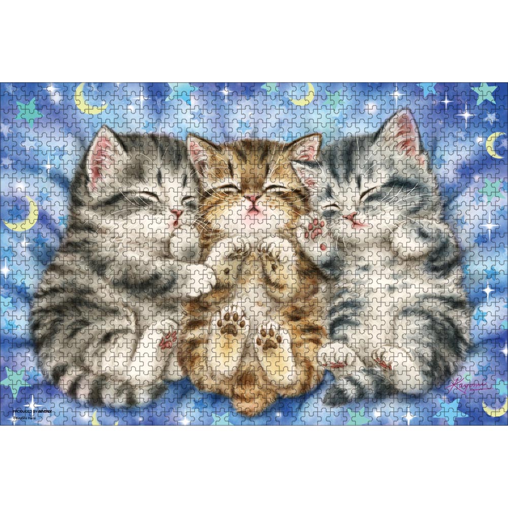 ジグソーパズル 猫 1000ピース 原井加代美 50×75cm | ジグソーパズル