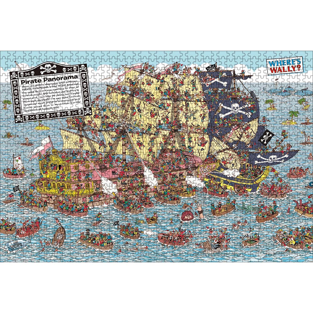 ウォーリーを探せ パズル 1000ピース 海賊船パニック 50×75cm