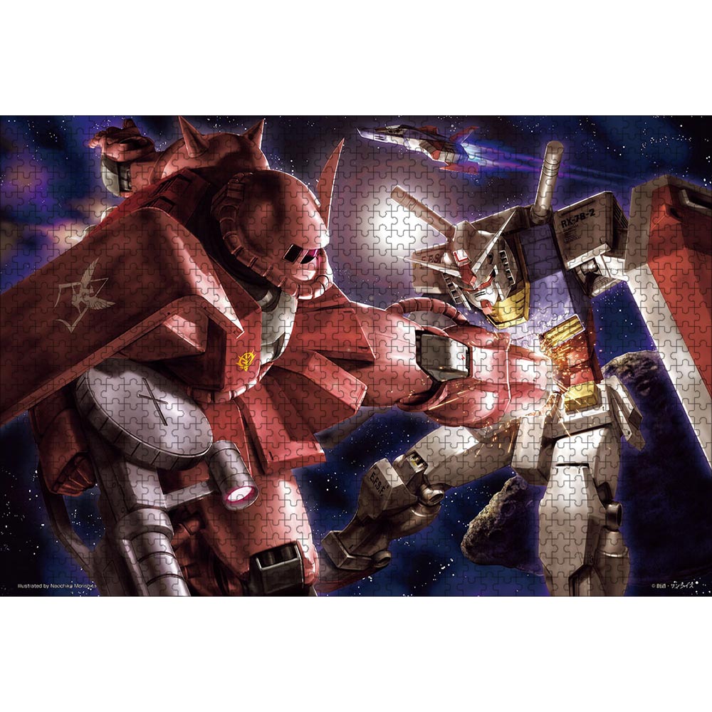 赤い彗星の脅威 機動戦士ガンダム ジグソーパズル 1000ピース 50×75cm
