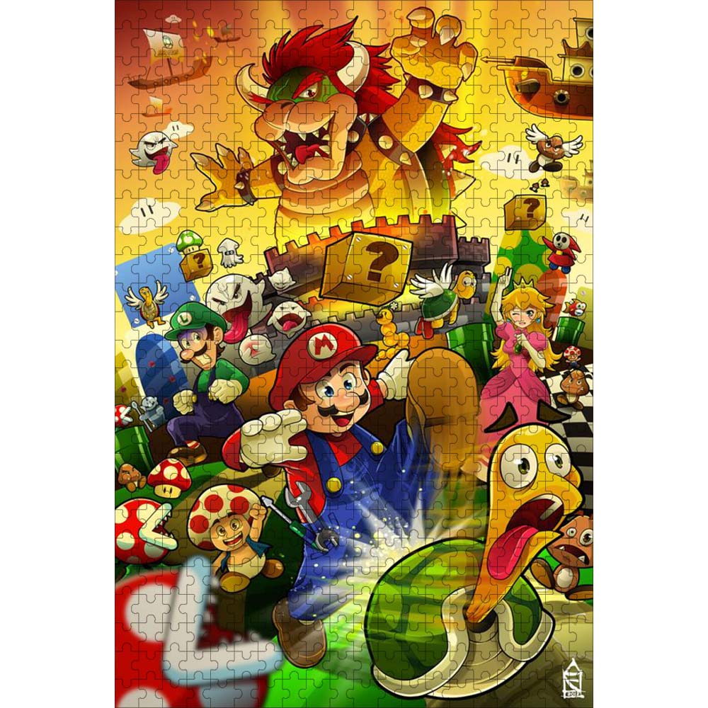 マリオ パズル 500ピース 38×52cm | ジグソーパズル通販専門店【JPUZZ】