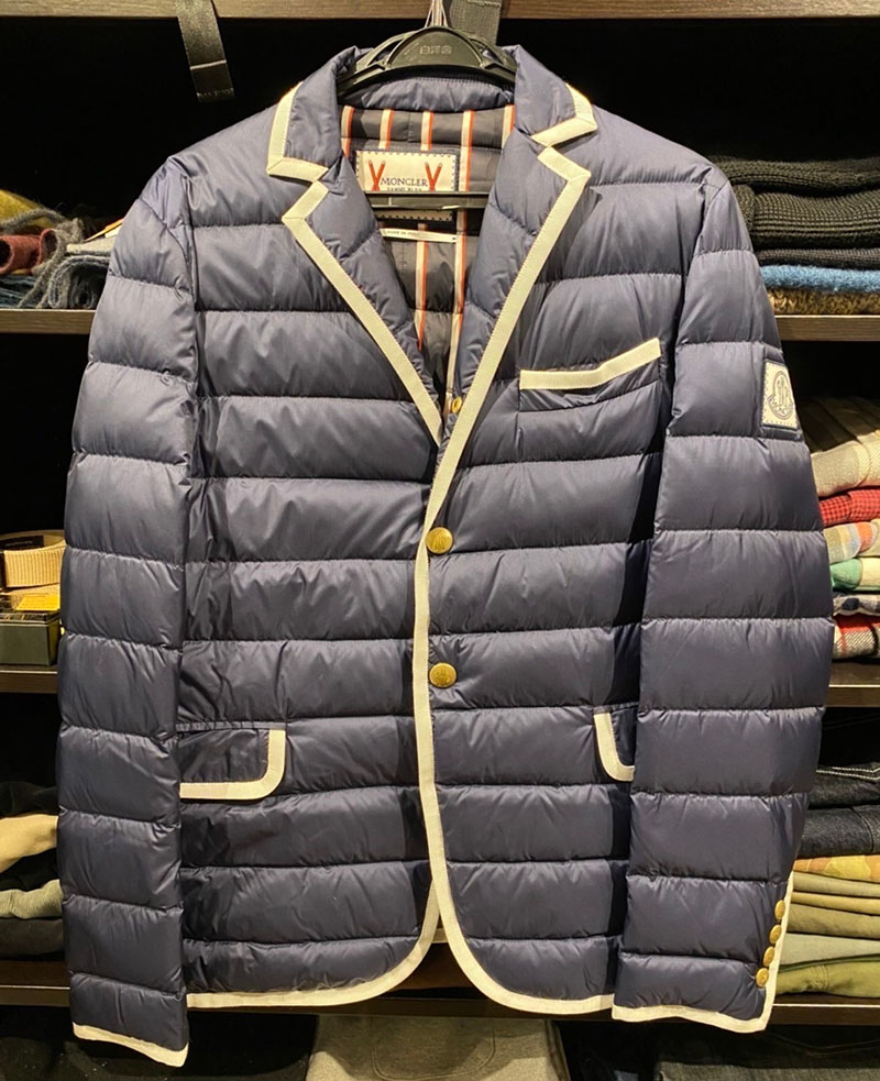 モンクレール（MONCLER）の買取 ガムブルー ダウンジャケット