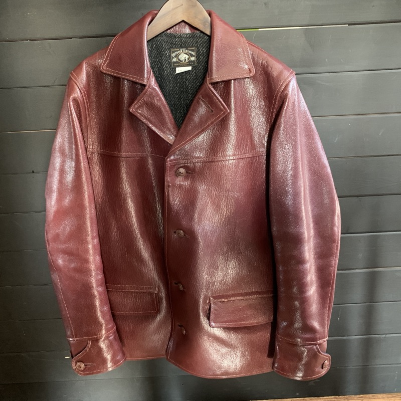 BOOTLEGGERS（ブートレガーズ）のレザーカーコート、コロンバスを