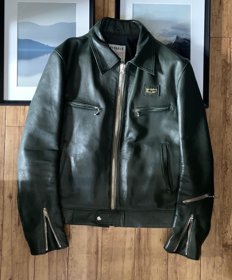 Lewis Leathes（ルイスレザー） ドミネーター グリーン系 シープスキン