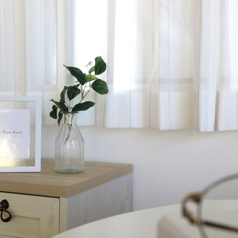 ミラー・UVカット・遮熱】アバ カット生地 JD-68020 ホワイト