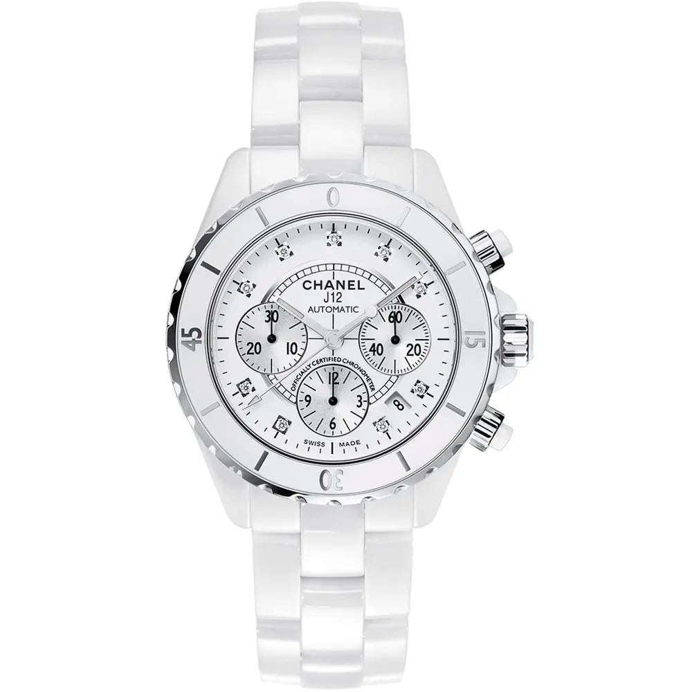 J12 クロノグラフ ホワイトセラミック 41mm - H2009｜シャネル 時計