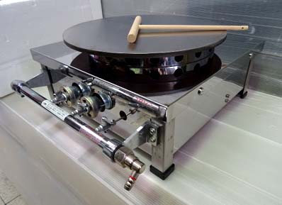 クレープ焼き器 ガス用 大型 直径400mm