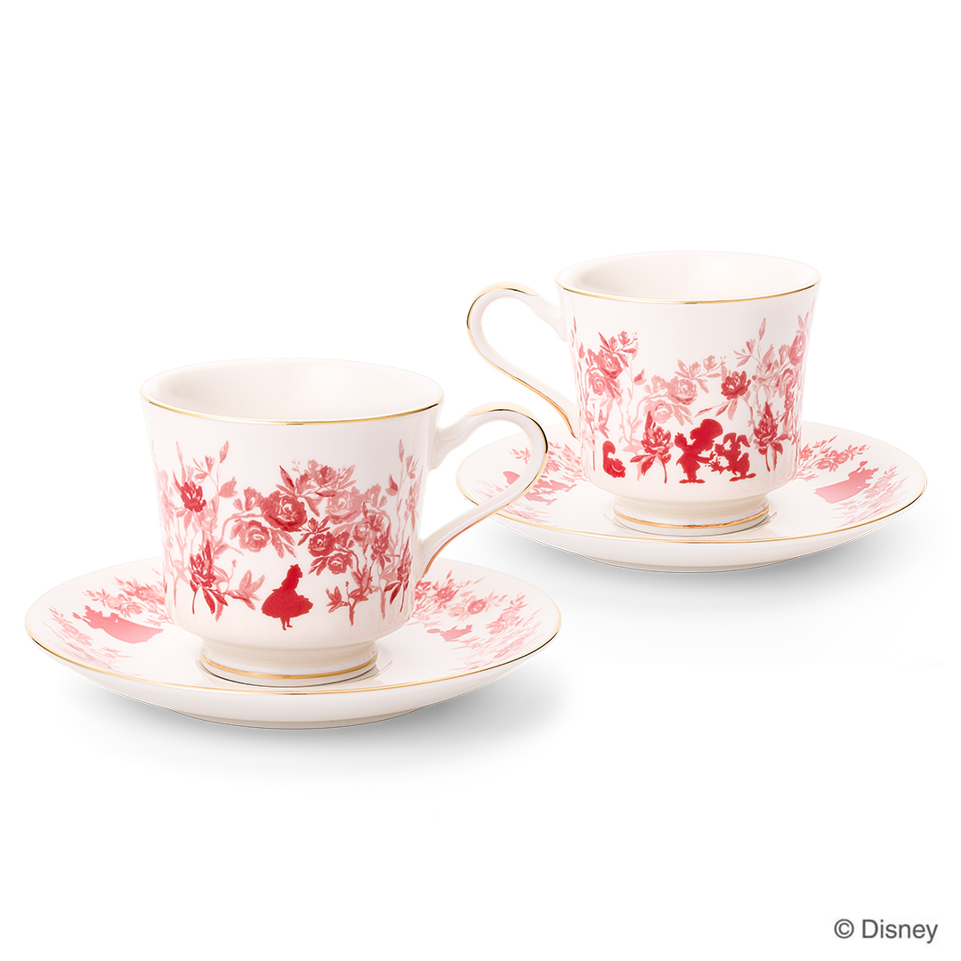 ふしぎの国のアリス』 / ペアカップ&ソーサー[CLD-002]｜カップ＆ソーサー