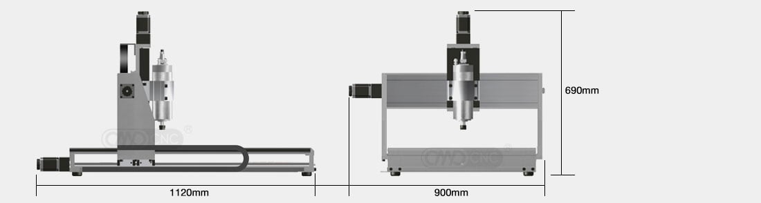 X8-2200EPL Woodworking / Metalworking CNC Router --OMIOCNC