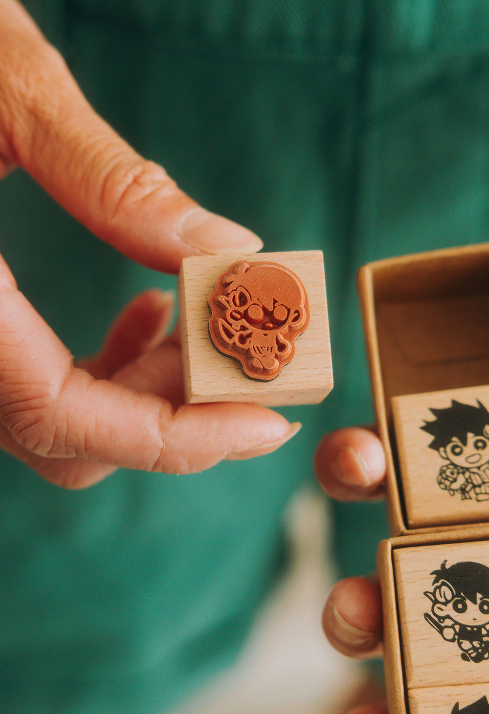 OMORI Wood Stamp Set – OMOCAT