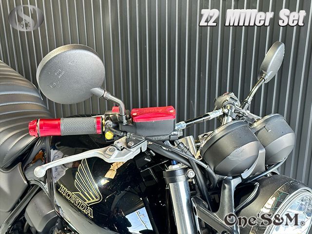 ZII Z2 タイプ 丸型 丸形ミラー 正ネジ10mm ステーセット - Online