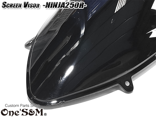 スクリーンバイザー フロントスクリーン NINJA250R JBK-EX250K