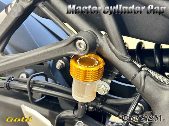 CNC アルミ削り出し フロントブレーキマスターカバー リアブレーキ