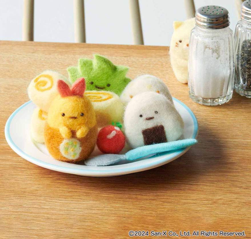 もちろんおにぎりも！ 「すみっコぐらし」羊毛フェルトで作るすみっコ