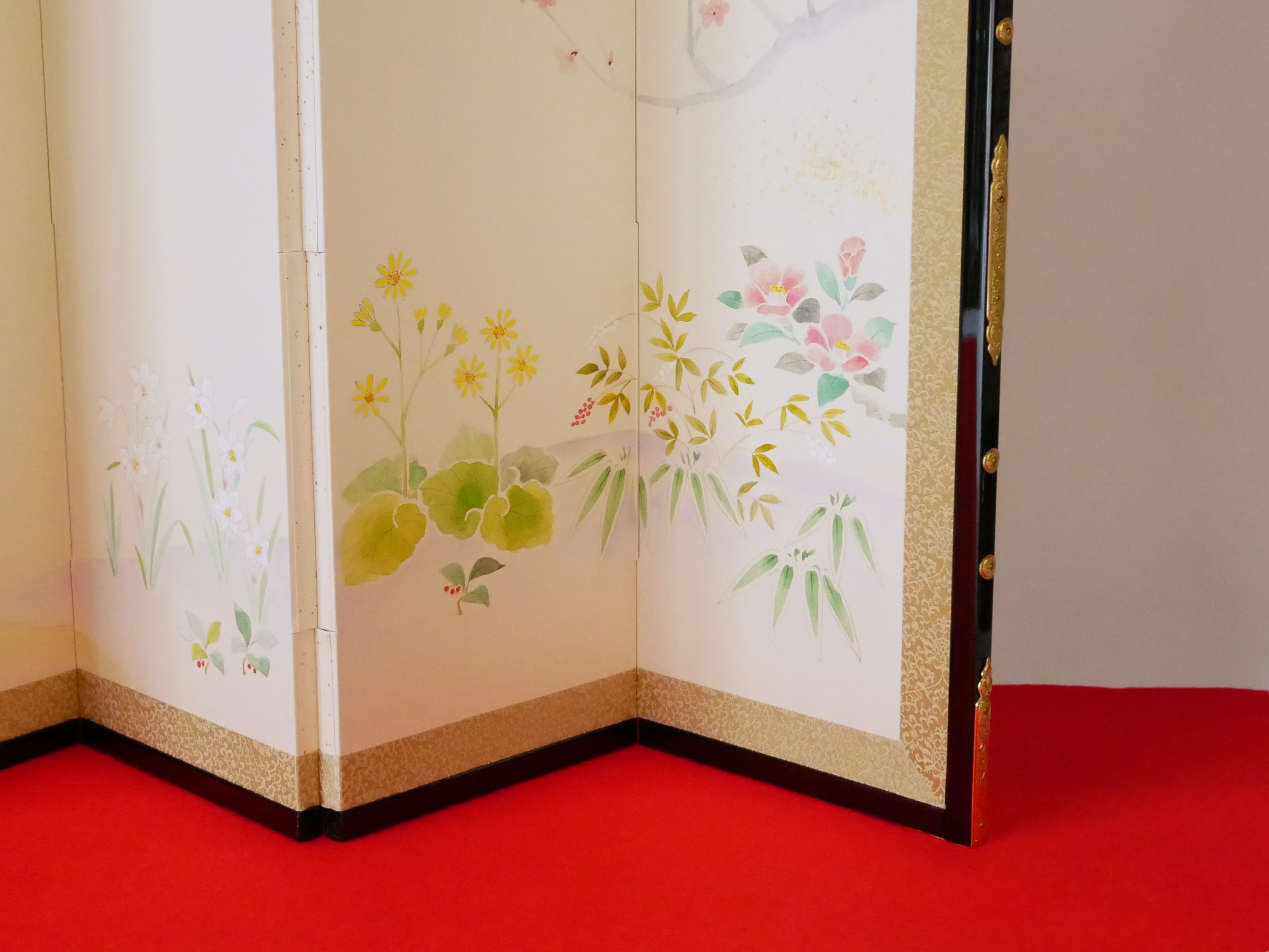 和泉の御蔵 / 北村松月堂作「四季草花図屏風」十三号