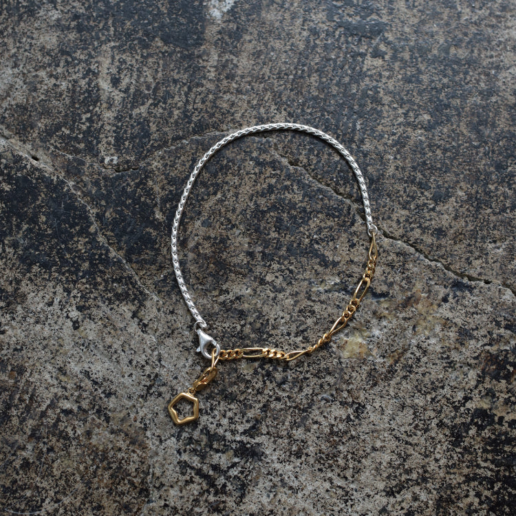 シェードコンビチェーンブレスレット MIX-M-