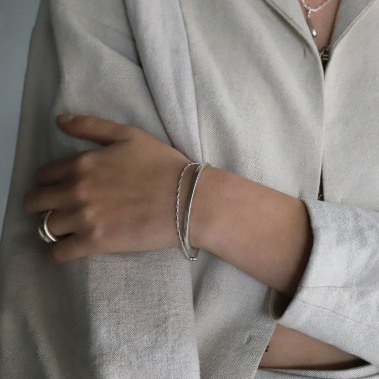 バリーコーンチェーンブレスレット SV