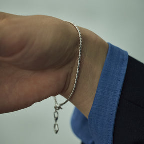 シェードコンビチェーンブレスレット SV-M